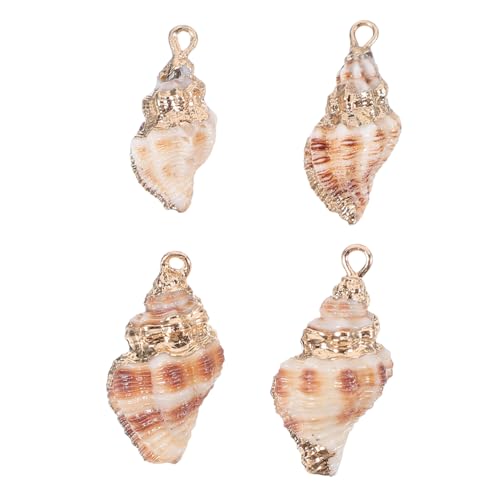 Muschel-Charm-anhänger Spiral-Conch-Shell Strand-Kauri-Muscheln Hängedekor Strand-Windspiel-schmuck Für Basteln Und Schmuckherstellung von CIMAXIC