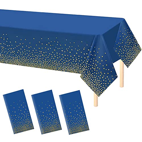 3 Stück Tischdecke Geburtstag,Party Tischdecke,Geburtstag Tischdecke137x274cm,Tischdecke Blau für Party,Picknick,Abschlussfeier 3 Stück Tischdecke Geburtstag,Party Tischdecke,Geburtstag Tischdecke137x274cm,Tischdecke Blau für Party,Picknick,Abschlussfeier von CINGHIA