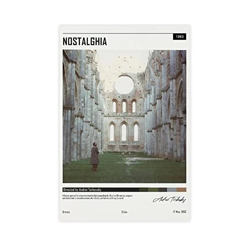 Kunstdruck auf Leinwand, Motiv Andrey Tarkovsky in Nostalghia, Kunstdruck, Poster, Wandkunst, Dekordruck, Gemälde für Wohnzimmer, Schlafzimmer, Dekoration, ungerahmt, 50,8 x 76,2 cm, 50 Stück von CIRCIR