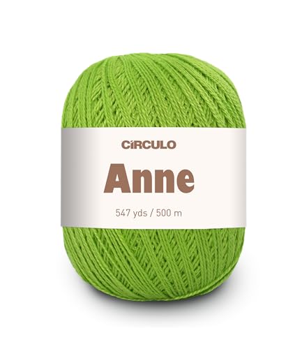 CIRCULO Anne Garn aus 100% merzerisierter Baumwolle, 174 g, Zitrusgrün CIRCULO Anne Garn aus 100% merzerisierter Baumwolle, 174 g, Zitrusgrün von CÍRCULO