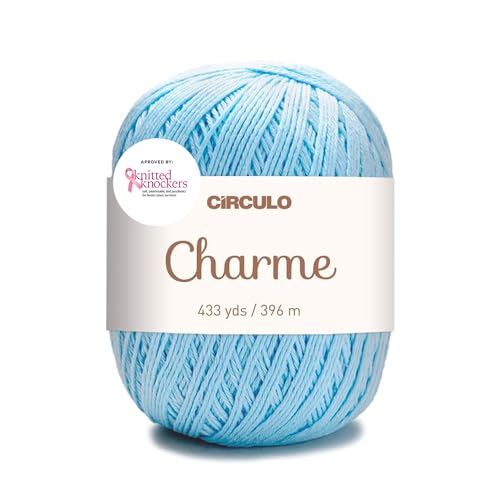 Circulo Baumwollgarn zum Häkeln und Stricken, 100% mercerisiertes Baumwollgarn, brasilianische Jungfrau Baumwolle - Candy Bluel, 5 Unzen, 433 Yds - Sport Circulo Baumwollgarn zum Häkeln und Stricken, 100% mercerisiertes Baumwollgarn, brasilianische Jungfrau Baumwolle - Candy Bluel, 5 Unzen, 433 Yds - Sport von CÍRCULO