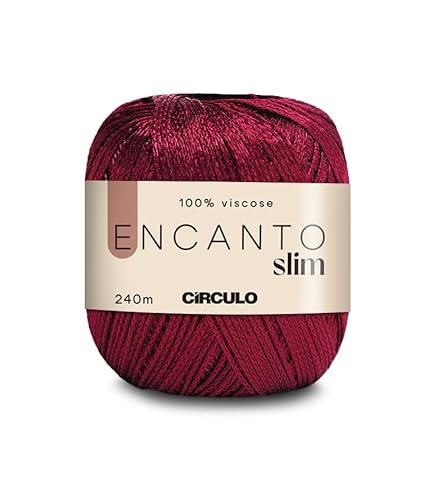 Encanto Slim Garn von Circulo – 100% Viskose (1 Knäuel) – 100 g – 220 Yds – (3794) von CÍRCULO
