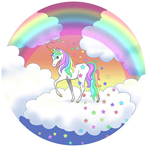 Tortenaufleger Tortenfoto Aufleger Foto Bild Einhorn Unicorn (5) rund ca. 20 cm *NEU*OVP* von CISL