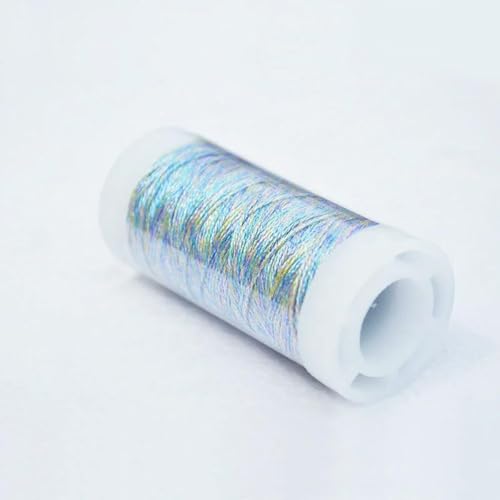CIVIOOH 1 Rolle Nähgarn Glitzer Kreuzstichgarn Nähgarn Gewebtes Stickgarn Strickschnur Metallicgarn CIVIOOH 1 Rolle Nähgarn Glitzer Kreuzstichgarn Nähgarn Gewebtes Stickgarn Strickschnur Metallicgarn von CIVIOOH