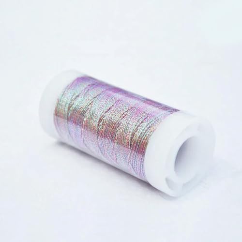 CIVIOOH 1 Rolle Nähgarn Glitzer Kreuzstichgarn Nähgarn Gewebtes Stickgarn Strickschnur Metallicgarn CIVIOOH 1 Rolle Nähgarn Glitzer Kreuzstichgarn Nähgarn Gewebtes Stickgarn Strickschnur Metallicgarn von CIVIOOH