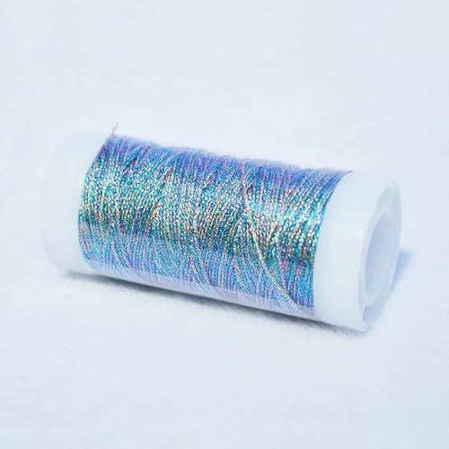 CIVIOOH 1 Rolle Nähgarn Glitzer Kreuzstichgarn Nähgarn Gewebtes Stickgarn Strickschnur Metallicgarn CIVIOOH 1 Rolle Nähgarn Glitzer Kreuzstichgarn Nähgarn Gewebtes Stickgarn Strickschnur Metallicgarn von CIVIOOH