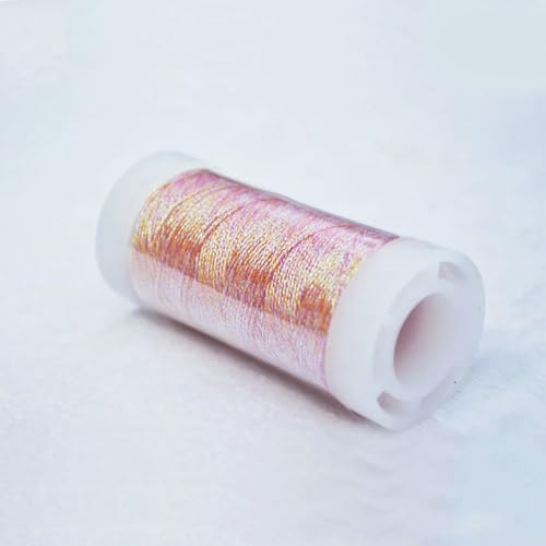 CIVIOOH 1 Rolle Nähgarn Glitzer Kreuzstichgarn Nähgarn Gewebtes Stickgarn Strickschnur Metallicgarn CIVIOOH 1 Rolle Nähgarn Glitzer Kreuzstichgarn Nähgarn Gewebtes Stickgarn Strickschnur Metallicgarn von CIVIOOH