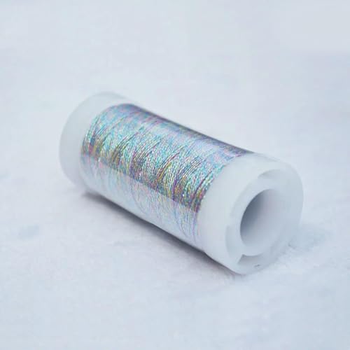 CIVIOOH 1 Rolle Nähgarn Glitzer Kreuzstichgarn Nähgarn Gewebtes Stickgarn Strickschnur Metallicgarn CIVIOOH 1 Rolle Nähgarn Glitzer Kreuzstichgarn Nähgarn Gewebtes Stickgarn Strickschnur Metallicgarn von CIVIOOH