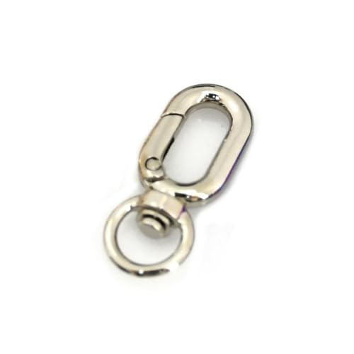 CIVIOOH 1 Stück Metall-Karabinerhaken, modische Hängeschnalle für Gurtband, Lederhandwerk, Taschengurt, Gürtel, Kleidungsstück, Gepäck, DIY-Zubehör, 10 mm CIVIOOH 1 Stück Metall-Karabinerhaken, modische Hängeschnalle für Gurtband, Lederhandwerk, Taschengurt, Gürtel, Kleidungsstück, Gepäck, DIY-Zubehör, 10 mm von CIVIOOH
