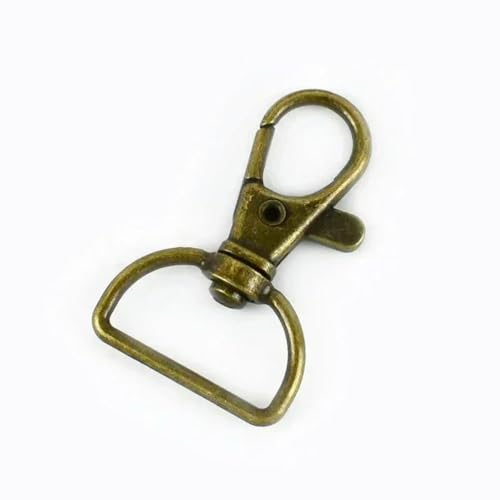 CIVIOOH 10-50Pcs 20/25mm Bag Strap Buckles Metal Lobster Clasp Swivel Clip Snap Hooks Buckle for Webbing Keychain DIY Sewing Accessories von CIVIOOH