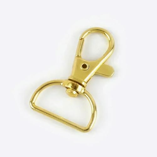 CIVIOOH 10-50Pcs 20/25mm Bag Strap Buckles Metal Lobster Clasp Swivel Clip Snap Hooks Buckle for Webbing Keychain DIY Sewing Accessories von CIVIOOH