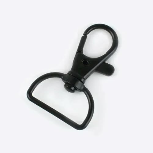 CIVIOOH 10-50Pcs 20/25mm Bag Strap Buckles Metal Lobster Clasp Swivel Clip Snap Hooks Buckle for Webbing Keychain DIY Sewing Accessories von CIVIOOH
