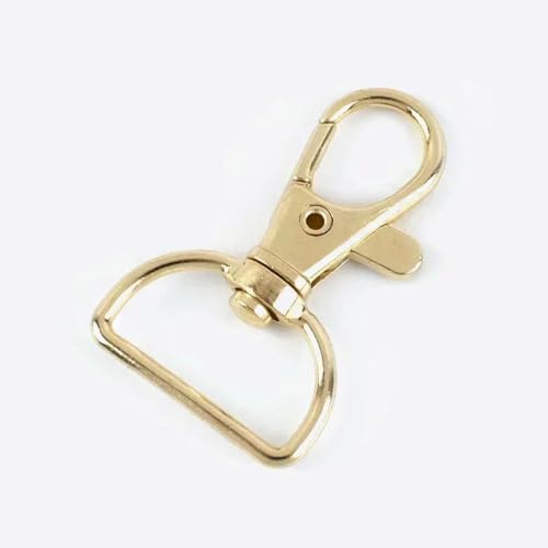 CIVIOOH 10-50Pcs 20/25mm Bag Strap Buckles Metal Lobster Clasp Swivel Clip Snap Hooks Buckle for Webbing Keychain DIY Sewing Accessories von CIVIOOH