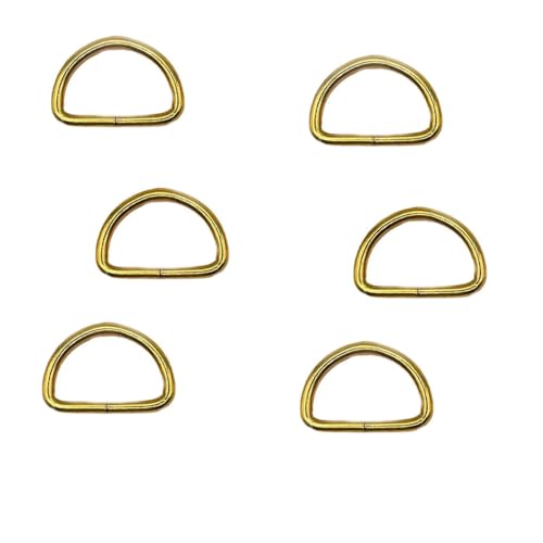 CIVIOOH 10 Pcs/Pack Wire Formed Metal D-Ring Rectangle Loops Slider Adjuster Non-Welded Belt Strap Buckle von CIVIOOH