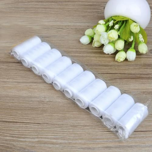 CIVIOOH 10 Stück Näh-Stickgarn, Handnähgarnspule für DIY-Stickerei und Nähmaschine, je 200 Yards CIVIOOH 10 Stück Näh-Stickgarn, Handnähgarnspule für DIY-Stickerei und Nähmaschine, je 200 Yards von CIVIOOH
