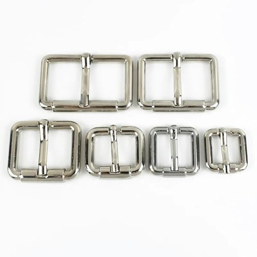 CIVIOOH 10Pcs 10-38mm Metal Adjustable Buckles for Bag Strap Leather Backpack Belt Roller Pin Buckle DIY Hardware Accessories CIVIOOH 10Pcs 10-38mm Metal Adjustable Buckles for Bag Strap Leather Backpack Belt Roller Pin Buckle DIY Hardware Accessories von CIVIOOH