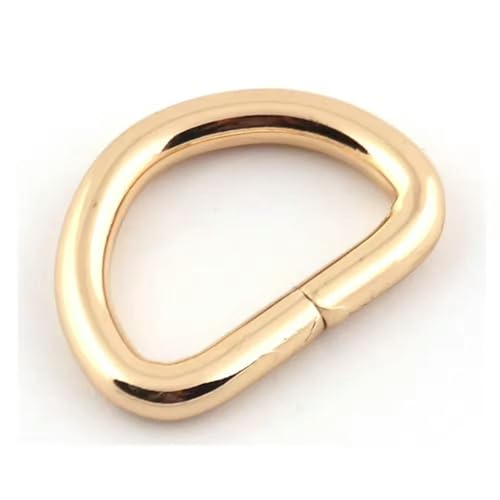 CIVIOOH 10pcs Metal D Ring Heavy Duty Strong Webbing Ring Buckle for Bag Strap Belt Purse DIY Bag Accessories von CIVIOOH