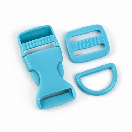 CIVIOOH 2/5 Sets 15/20/25mm Plastic Buckle for Backpack Strap Bag Side Clip Clasp Pet Collar Webbing Slider Hooks von CIVIOOH