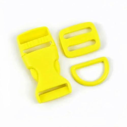 CIVIOOH 2/5 Sets 15/20/25mm Plastic Buckle for Backpack Strap Bag Side Clip Clasp Pet Collar Webbing Slider Hooks von CIVIOOH
