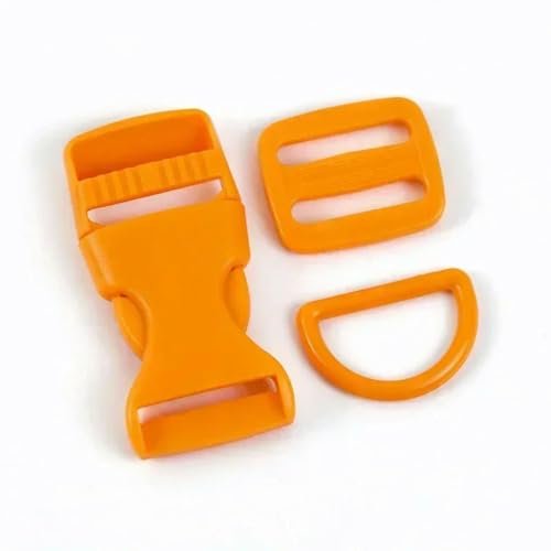 CIVIOOH 2/5 Sets 15/20/25mm Plastic Buckle for Backpack Strap Bag Side Clip Clasp Pet Collar Webbing Slider Hooks von CIVIOOH