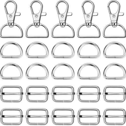 CIVIOOH 25-56PCS Set Bags Accessories Metal Buckles Lobster Clasp Collar Carabiner Snap Hook DIY Keychain for Bag Belt Strap Making CIVIOOH 25-56PCS Set Bags Accessories Metal Buckles Lobster Clasp Collar Carabiner Snap Hook DIY Keychain for Bag Belt Strap Making von CIVIOOH