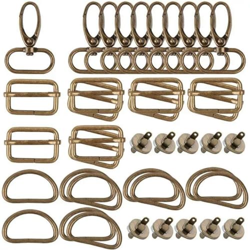 CIVIOOH 25-56PCS Set Bags Accessories Metal Buckles Lobster Clasp Collar Carabiner Snap Hook DIY Keychain for Bag Belt Strap Making CIVIOOH 25-56PCS Set Bags Accessories Metal Buckles Lobster Clasp Collar Carabiner Snap Hook DIY Keychain for Bag Belt Strap Making von CIVIOOH