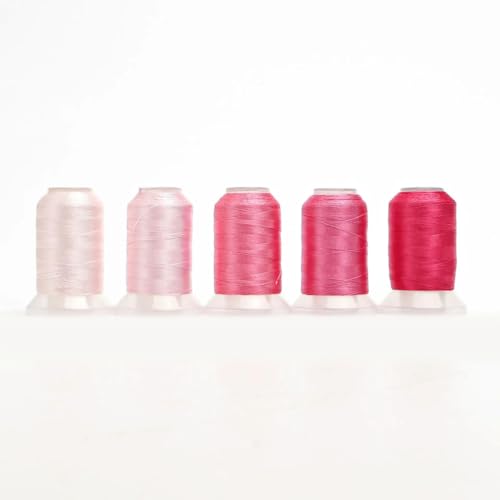 CIVIOOH 4/5 Rollen/Set Polyester-Stickgarn 120D/40WT 500 m/Rolle Maschinengarn CIVIOOH 4/5 Rollen/Set Polyester-Stickgarn 120D/40WT 500 m/Rolle Maschinengarn von CIVIOOH