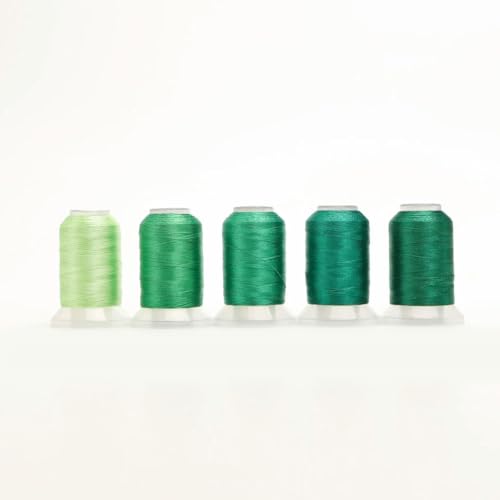 CIVIOOH 4/5 Rollen/Set Polyester-Stickgarn 120D/40WT 500 m/Rolle Maschinengarn CIVIOOH 4/5 Rollen/Set Polyester-Stickgarn 120D/40WT 500 m/Rolle Maschinengarn von CIVIOOH