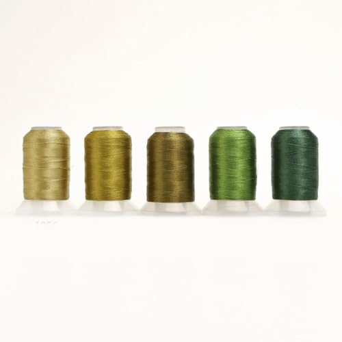 CIVIOOH 4/5 Rollen/Set Polyester-Stickgarn 120D/40WT 500 m/Rolle Maschinengarn CIVIOOH 4/5 Rollen/Set Polyester-Stickgarn 120D/40WT 500 m/Rolle Maschinengarn von CIVIOOH