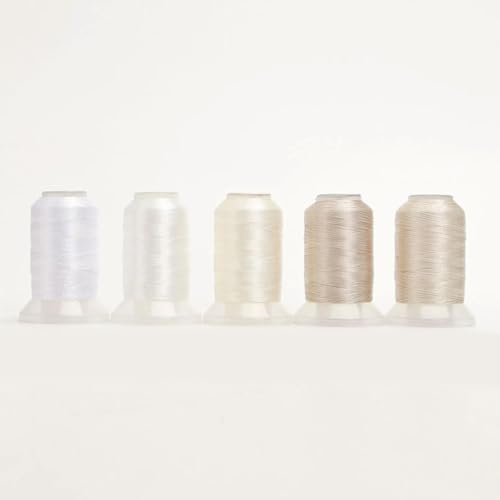 CIVIOOH 4/5 Rollen/Set Polyester-Stickgarn 120D/40WT 500 m/Rolle Maschinengarn CIVIOOH 4/5 Rollen/Set Polyester-Stickgarn 120D/40WT 500 m/Rolle Maschinengarn von CIVIOOH