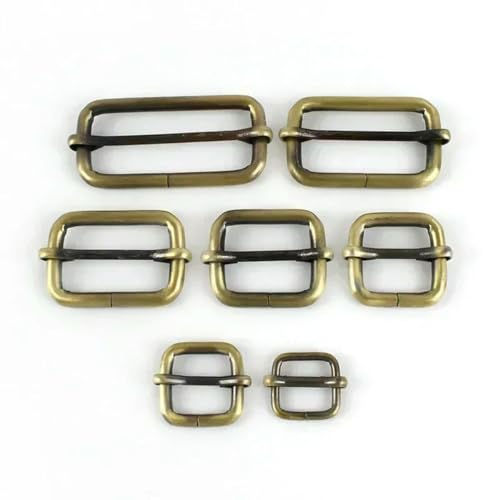 CIVIOOH 5/10Pc 20-50mm Metal Slides Wire-Formed Roller Pin Buckles Strap Slider Adjuster for Bags Garment Leather Accessories CIVIOOH 5/10Pc 20-50mm Metal Slides Wire-Formed Roller Pin Buckles Strap Slider Adjuster for Bags Garment Leather Accessories von CIVIOOH