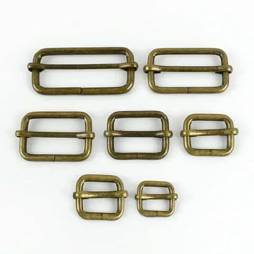 CIVIOOH 5/10Pc 20-50mm Metal Slides Wire-Formed Roller Pin Buckles Strap Slider Adjuster for Bags Garment Leather Accessories CIVIOOH 5/10Pc 20-50mm Metal Slides Wire-Formed Roller Pin Buckles Strap Slider Adjuster for Bags Garment Leather Accessories von CIVIOOH