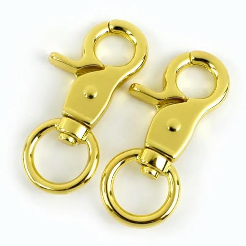 CIVIOOH 5-20Pcs 13mm Metal Buckle for Bag Strap Small Carabiner Swivel Lobster Clasp Webbing Trigger Clip Snap Hook Keychain Accessories von CIVIOOH