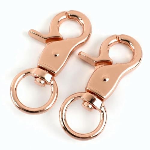 CIVIOOH 5-20Pcs 13mm Metal Buckle for Bag Strap Small Carabiner Swivel Lobster Clasp Webbing Trigger Clip Snap Hook Keychain Accessories von CIVIOOH