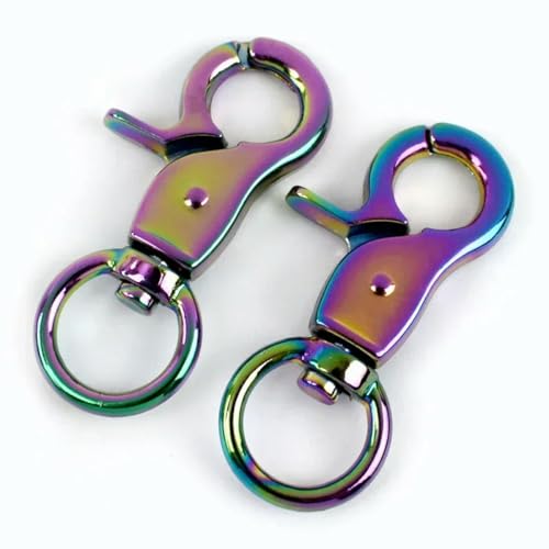 CIVIOOH 5-20Pcs 13mm Metal Buckle for Bag Strap Small Carabiner Swivel Lobster Clasp Webbing Trigger Clip Snap Hook Keychain Accessories CIVIOOH 5-20Pcs 13mm Metal Buckle for Bag Strap Small Carabiner Swivel Lobster Clasp Webbing Trigger Clip Snap Hook Keychain Accessories von CIVIOOH