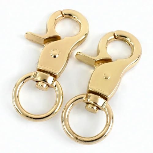 CIVIOOH 5-20Pcs 13mm Metal Buckle for Bag Strap Small Carabiner Swivel Lobster Clasp Webbing Trigger Clip Snap Hook Keychain Accessories von CIVIOOH