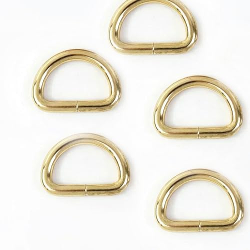 CIVIOOH 5Pcs Bag Buckles Metal O D Ring Clip Clasp Glide Slider Hook Backpack Belt Strap DIY Hardware Sewing Accessories von CIVIOOH