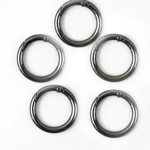 CIVIOOH 5Pcs Bag Buckles Metal O D Ring Clip Clasp Glide Slider Hook Backpack Belt Strap DIY Hardware Sewing Accessories CIVIOOH 5Pcs Bag Buckles Metal O D Ring Clip Clasp Glide Slider Hook Backpack Belt Strap DIY Hardware Sewing Accessories von CIVIOOH
