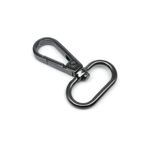 CIVIOOH 5pcs Swivel Lobster Leather Bag Handbag Purse Shoulder Strap Belt Clasp Clip Trigger Buckle Key Ring Dog Chain Collar Snap Hook von CIVIOOH