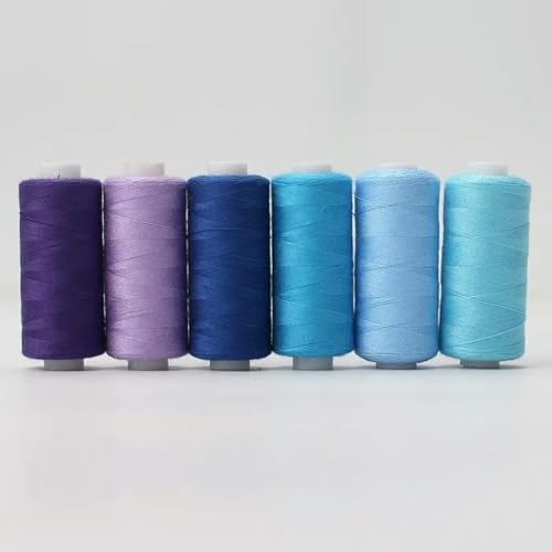 CIVIOOH 6 Stück/Packung, sortiertes Nähgarn aus Polyester für DIY-Nähstickereien CIVIOOH 6 Stück/Packung, sortiertes Nähgarn aus Polyester für DIY-Nähstickereien von CIVIOOH