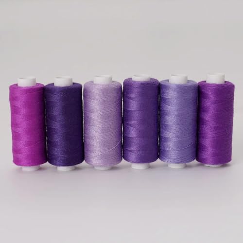 CIVIOOH 6 Stück/Packung, sortiertes Nähgarn aus Polyester für DIY-Nähstickereien CIVIOOH 6 Stück/Packung, sortiertes Nähgarn aus Polyester für DIY-Nähstickereien von CIVIOOH