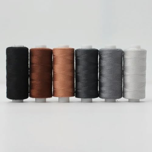 CIVIOOH 6 Stück/Packung, sortiertes Nähgarn aus Polyester für DIY-Nähstickereien von CIVIOOH