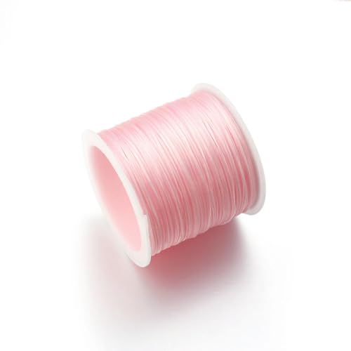 CIVIOOH Elastischer Stretchfaden mit Kristallperlen, 1 mm, für Armbänder, Halsketten, DIY-Schmuckherstellung, 10–40 m/Rolle von CIVIOOH