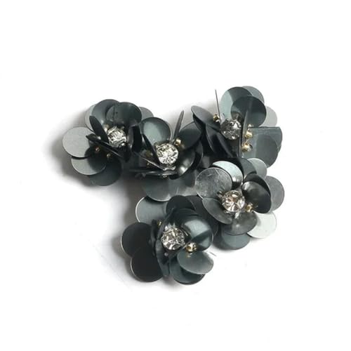 CIVIOOH Handgemachte Aufnäher mit Kristall-Pailletten-Blumen zum Aufnähen für Schuhe, Taschen, Kleidungszubehör, Basteln, 10 Stück CIVIOOH Handgemachte Aufnäher mit Kristall-Pailletten-Blumen zum Aufnähen für Schuhe, Taschen, Kleidungszubehör, Basteln, 10 Stück von CIVIOOH
