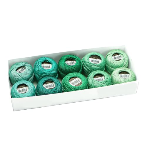 CIVIOOH Mercerisiertes Baumwoll-Perlgarn, insgesamt 50 g CIVIOOH Mercerisiertes Baumwoll-Perlgarn, insgesamt 50 g von CIVIOOH