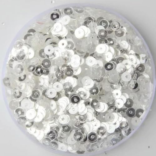 CIVIOOH Pailletten-Kristall, transparent, 3 mm, 4 mm, 5 mm, 6 mm, PVC, rund, flach, Tasse, lose Pailletten, Paillette, Nähen, Hochzeit, Basteln, DIY-Zubehör, 10 g CIVIOOH Pailletten-Kristall, transparent, 3 mm, 4 mm, 5 mm, 6 mm, PVC, rund, flach, Tasse, lose Pailletten, Paillette, Nähen, Hochzeit, Basteln, DIY-Zubehör, 10 g von CIVIOOH