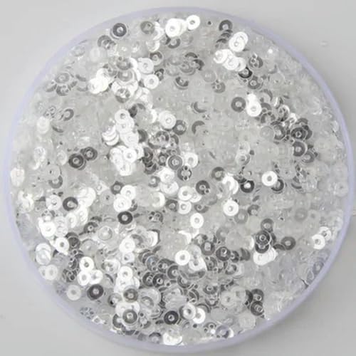 CIVIOOH Pailletten-Kristall, transparent, 3 mm, 4 mm, 5 mm, 6 mm, PVC, rund, flach, Tasse, lose Pailletten, Paillette, Nähen, Hochzeit, Basteln, DIY-Zubehör, 10 g CIVIOOH Pailletten-Kristall, transparent, 3 mm, 4 mm, 5 mm, 6 mm, PVC, rund, flach, Tasse, lose Pailletten, Paillette, Nähen, Hochzeit, Basteln, DIY-Zubehör, 10 g von CIVIOOH