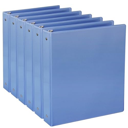 CIXILDTS 6 x 2,5 cm Ordner, Standard-3-Ringbuch, passend für US-Briefgröße, runde Präsentations-Ringbücher, blau CIXILDTS 6 x 2,5 cm Ordner, Standard-3-Ringbuch, passend für US-Briefgröße, runde Präsentations-Ringbücher, blau von CIXILDTS