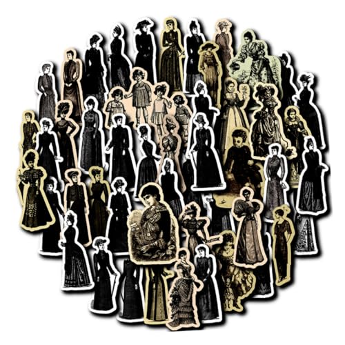 CIYODO 1 Bag Retro People Sticker Für Scrapbooking Mode Women Scrapbook Sticker Journals CIYODO 1 Bag Retro People Sticker Für Scrapbooking Mode Women Scrapbook Sticker Journals von CIYODO