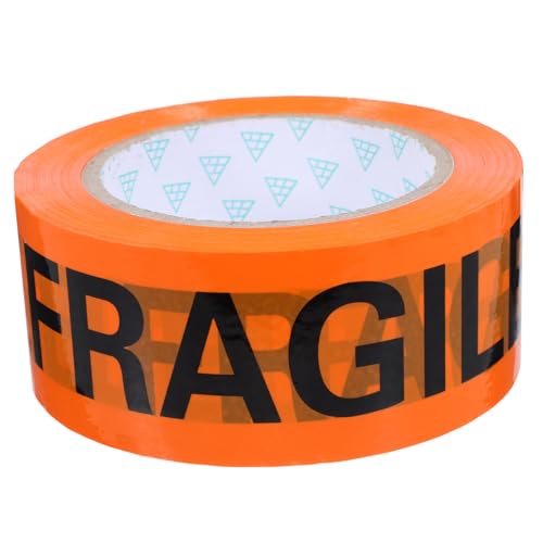 CIYODO 1 Rolle Fragile Warnband Hochbelastbares Klebeband für Versand von Zerbrechlichen Gegenständen Kennzeichnung für Sichere für Kartons Flaschen CIYODO 1 Rolle Fragile Warnband Hochbelastbares Klebeband für Versand von Zerbrechlichen Gegenständen Kennzeichnung für Sichere für Kartons Flaschen von CIYODO